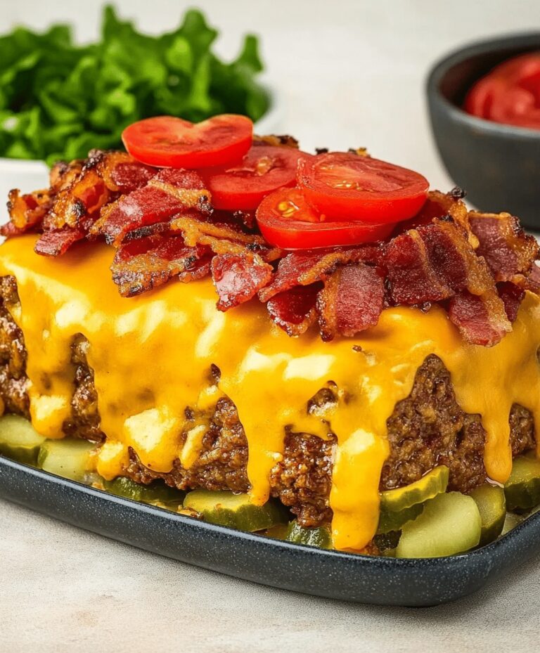 Bacon Cheeseburger Meatloaf Recipe