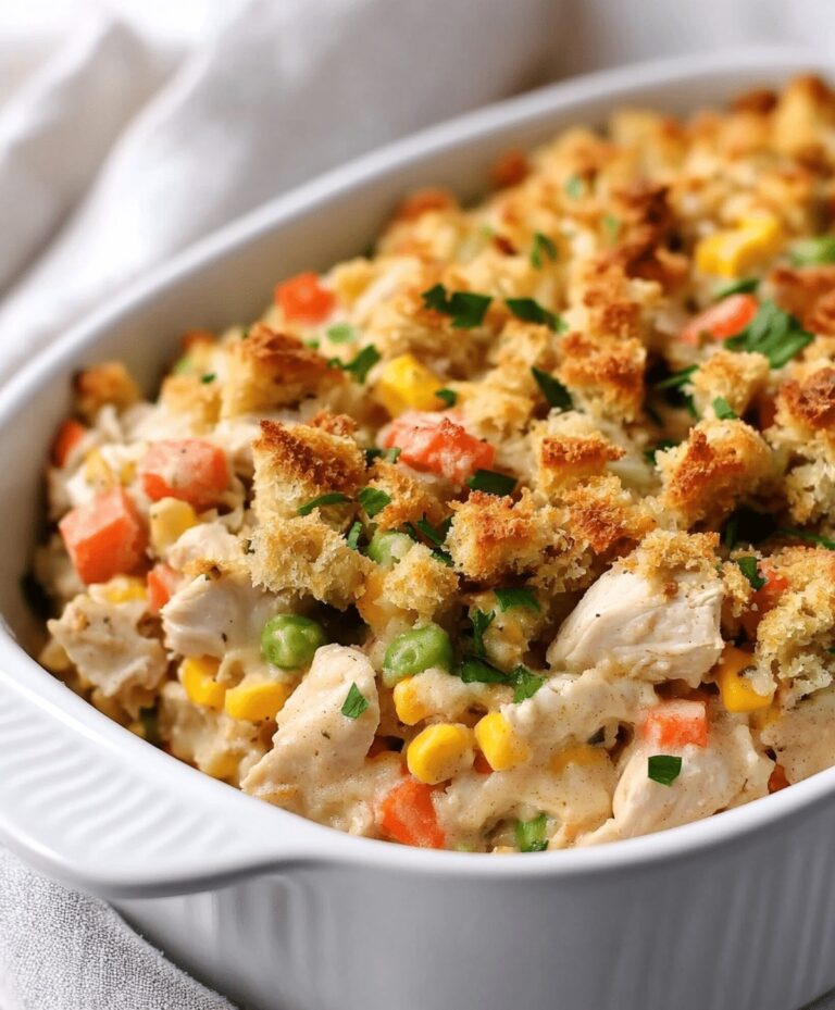 Chicken And Stuffing Casserole Recipe