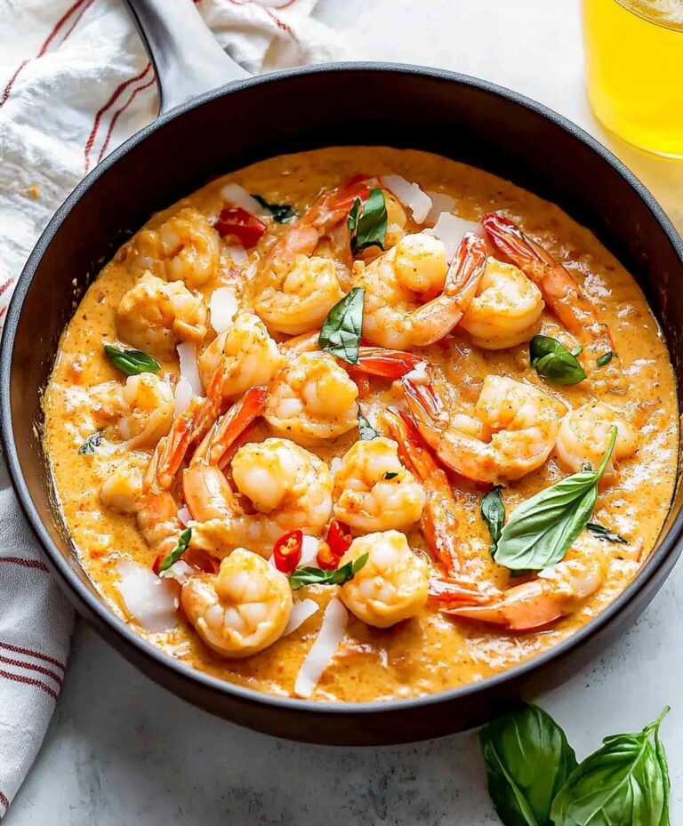Thai Inspired Creamy Coconut Shrimp Recipe