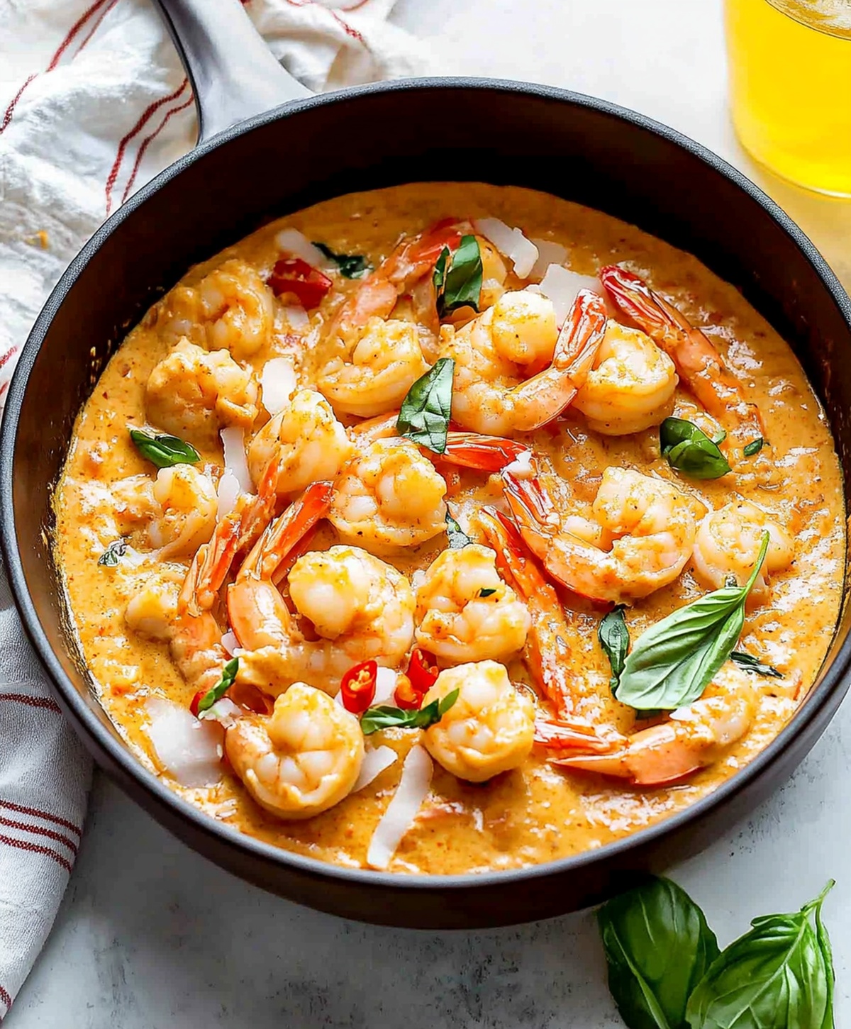 Thai Inspired Creamy Coconut Shrimp Recipe