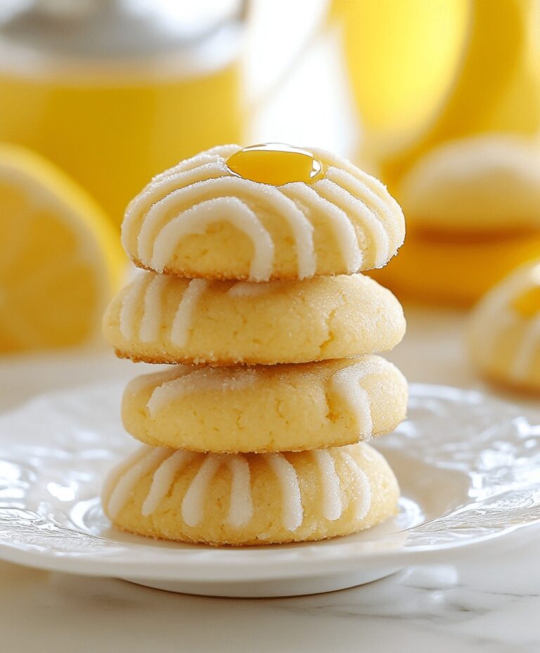 Lemon Thumbprint Cookies Recipe
