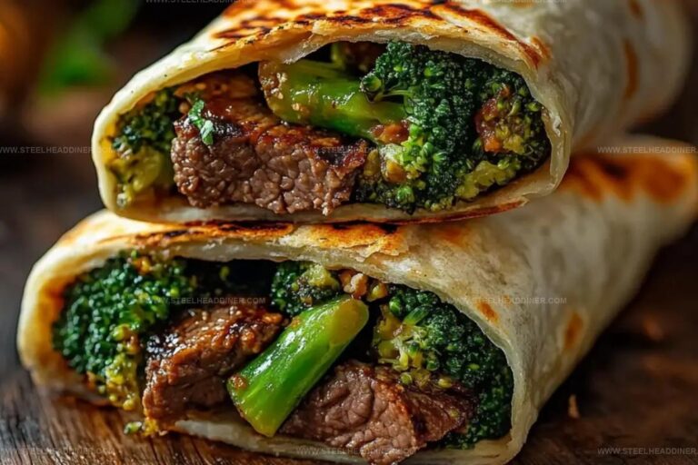 Grilled Beef & Broccoli Wraps Recipe