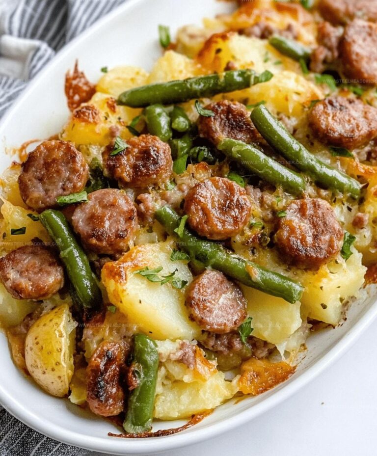 Sausage Green Bean Potato Casserole Recipe