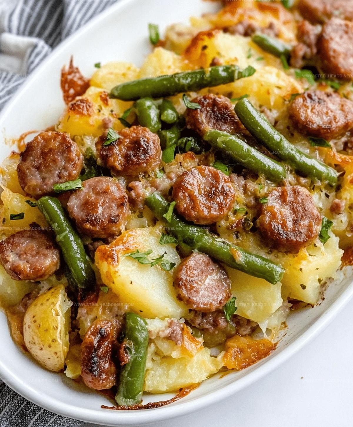 Sausage Green Bean Potato Casserole Recipe