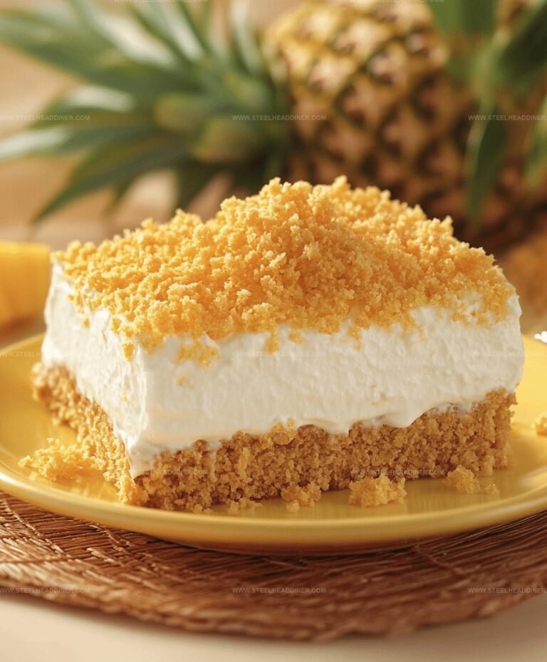 No-bake Pineapple Cream Dessert Recipe