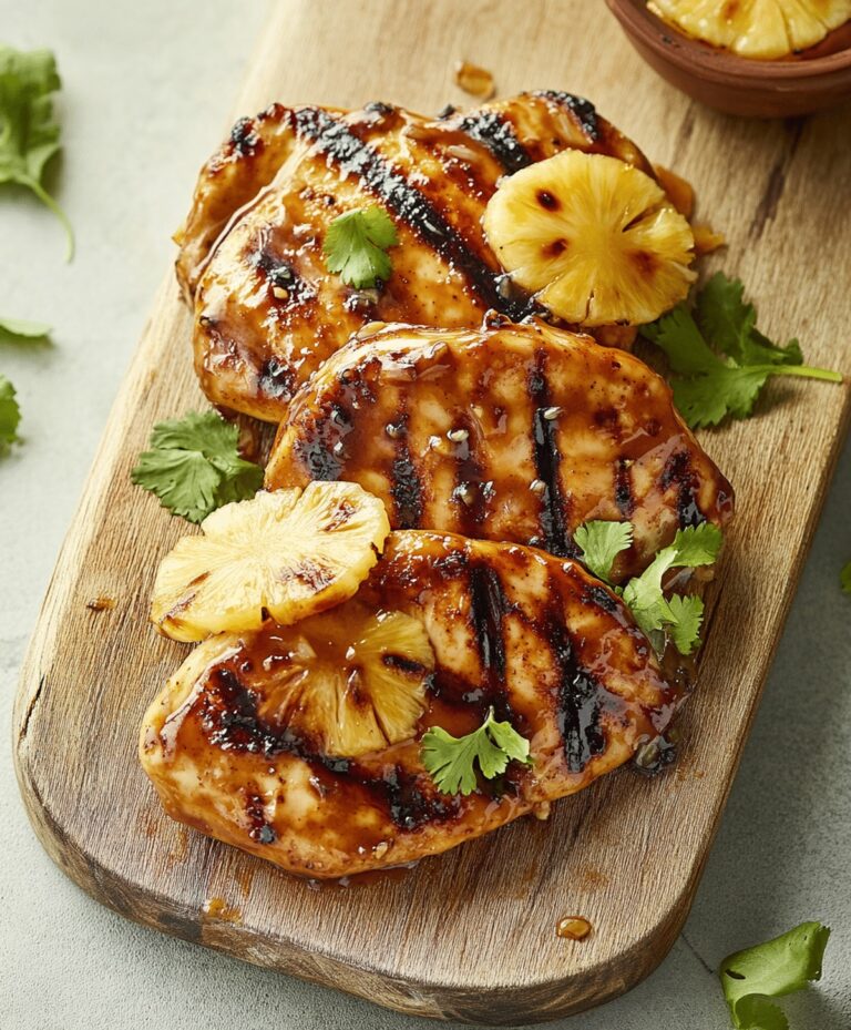 Tangy Pineapple BBQ Chicken Breast Recipe