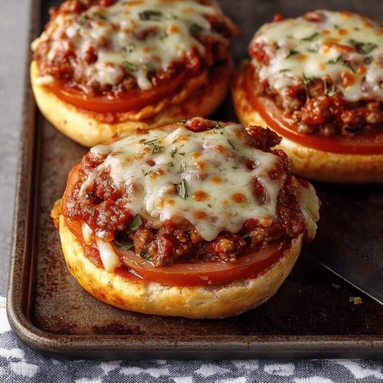 Pizza Burgers Recipe