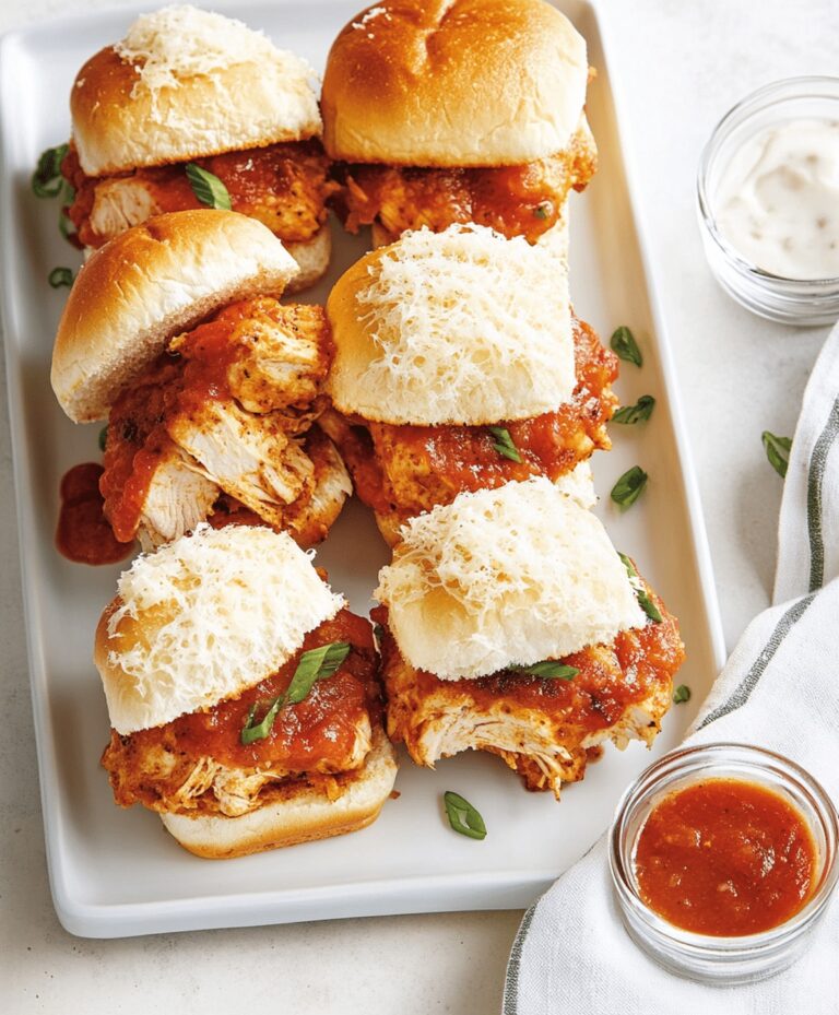 Chicken Parmesan Sliders Recipe