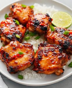 Sticky Sweet Chili Chicken Thighs Recipe