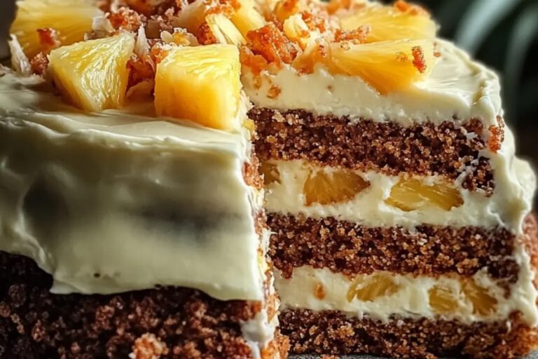 Hawaiian Carrot Pineapple Cake Recipe