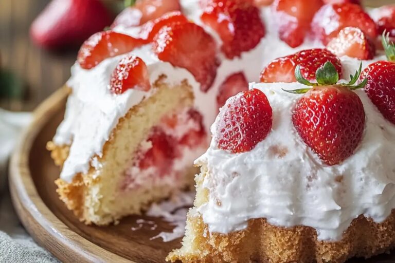 Strawberry Angel Cake Recipe