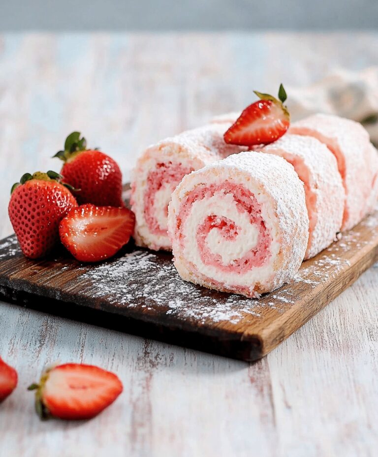 Sweet Strawberry Shortcake Cheesecake Rolls Recipe