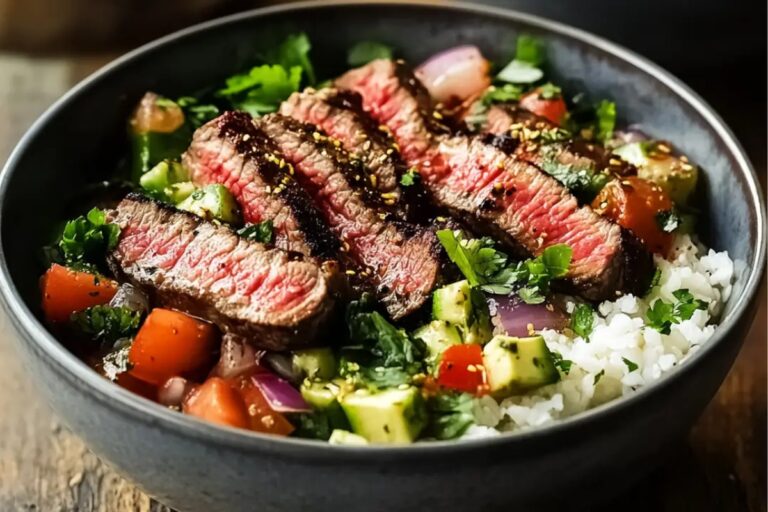 Mediterranean Steak Bowls Recipe
