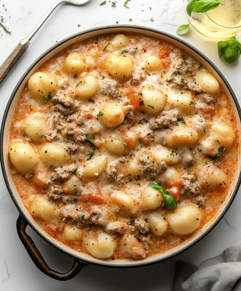 Ground Beef Gnocchi Recipe