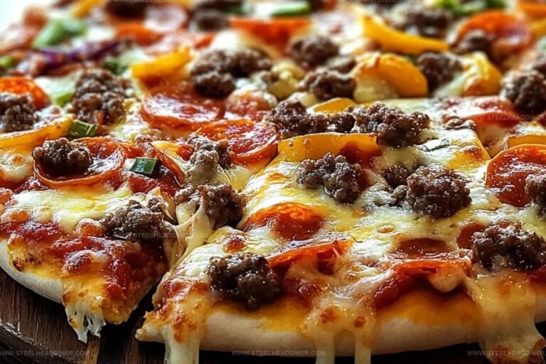 Cheeseburger Pizza Recipe