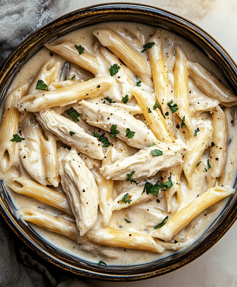 Crockpot Chicken Alfredo Pasta Recipe