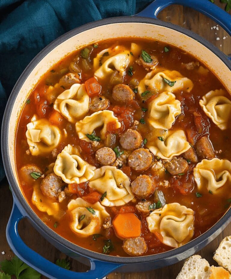 The Best Sausage Tortellini Soup Recipe