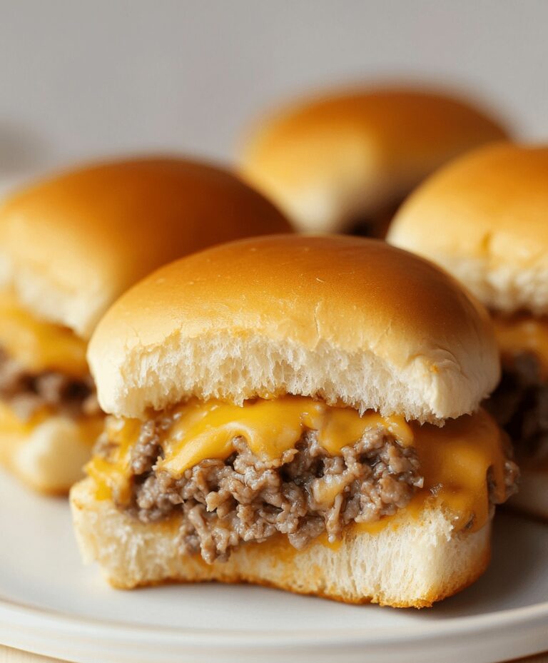 Easy Cheeseburger Sliders Recipe