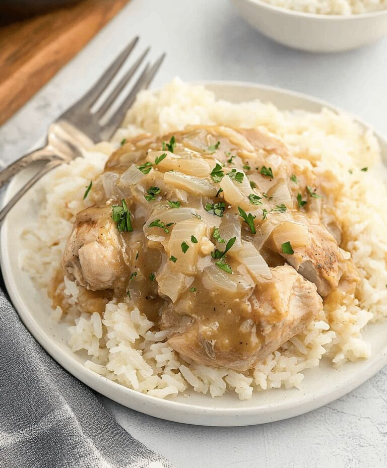 Smothered Chicken And Rice Recipe