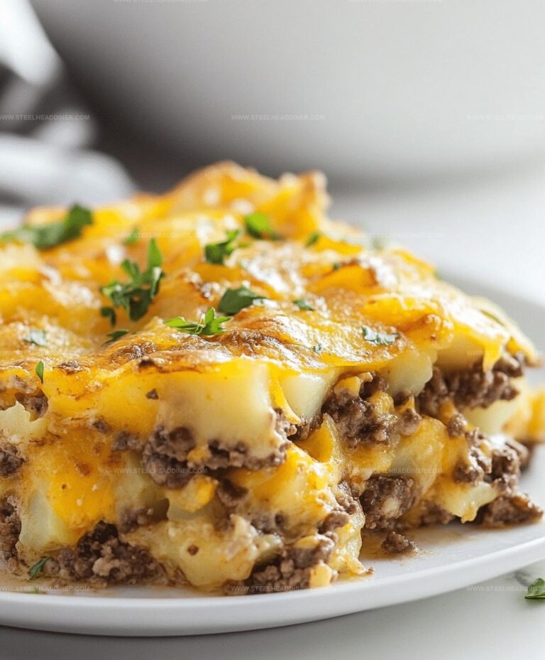 Hamburger And Potato Casserole Recipe