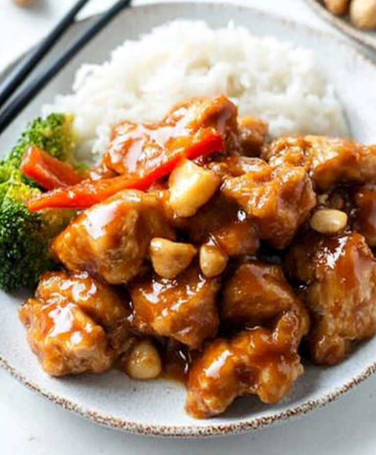Savory Chinese Peanut Butter Chicken Recipe
