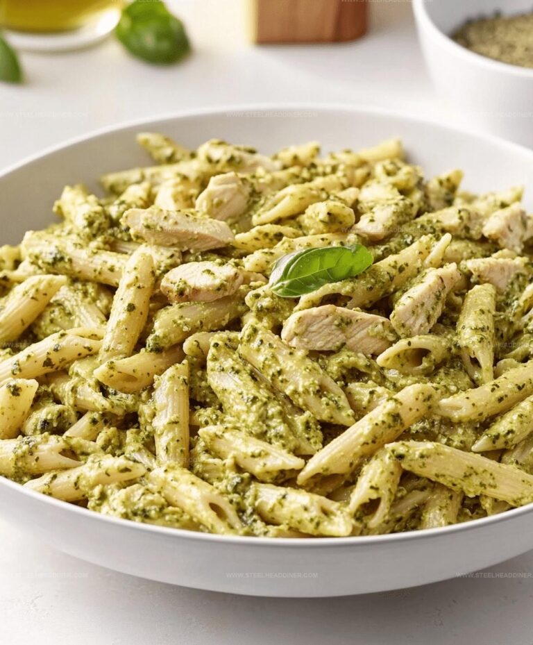 Creamy Chicken Pesto Pasta Recipe
