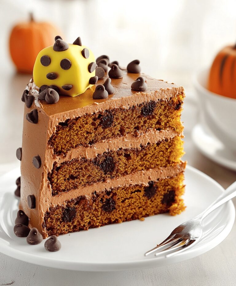 Pumpkin Chocolate Chip Layer Cake Recipe
