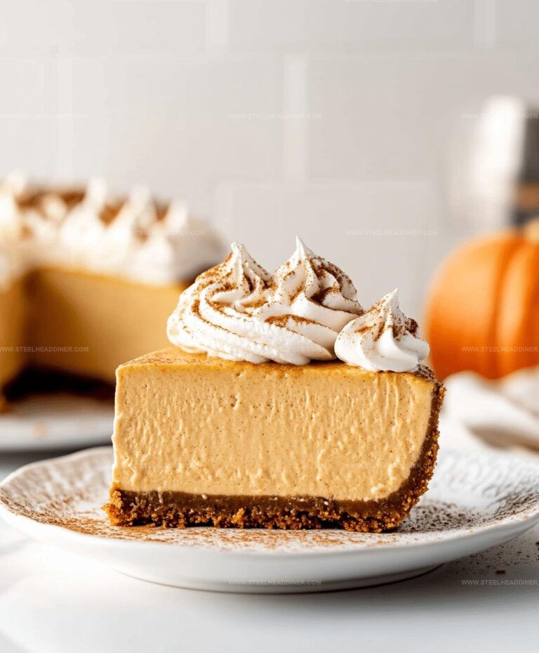 No-Bake Pumpkin Cheesecake Recipe