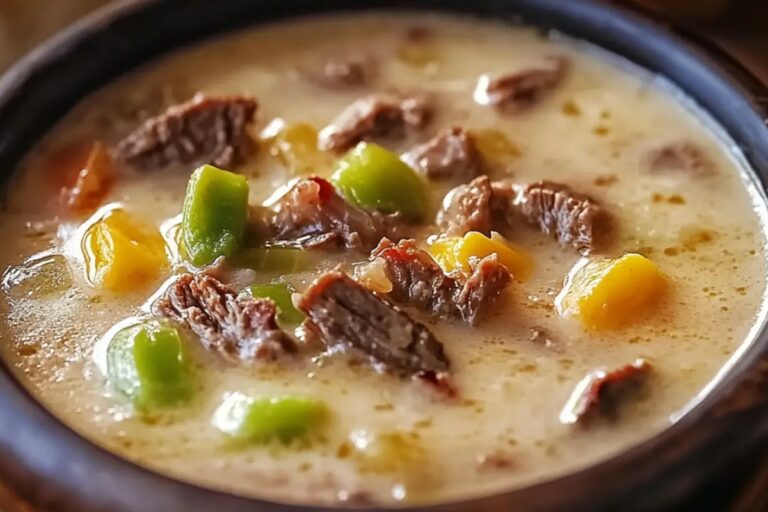 Philly Cheese Steak Soup Recipe