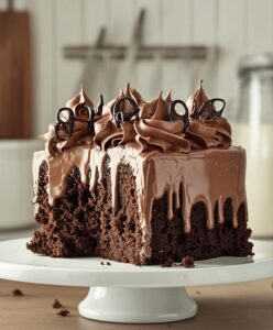 Espresso Infused Mocha Poke Cake Recipe