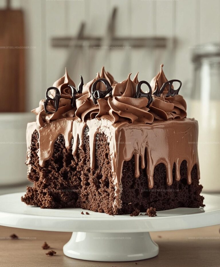 Espresso Infused Mocha Poke Cake Recipe