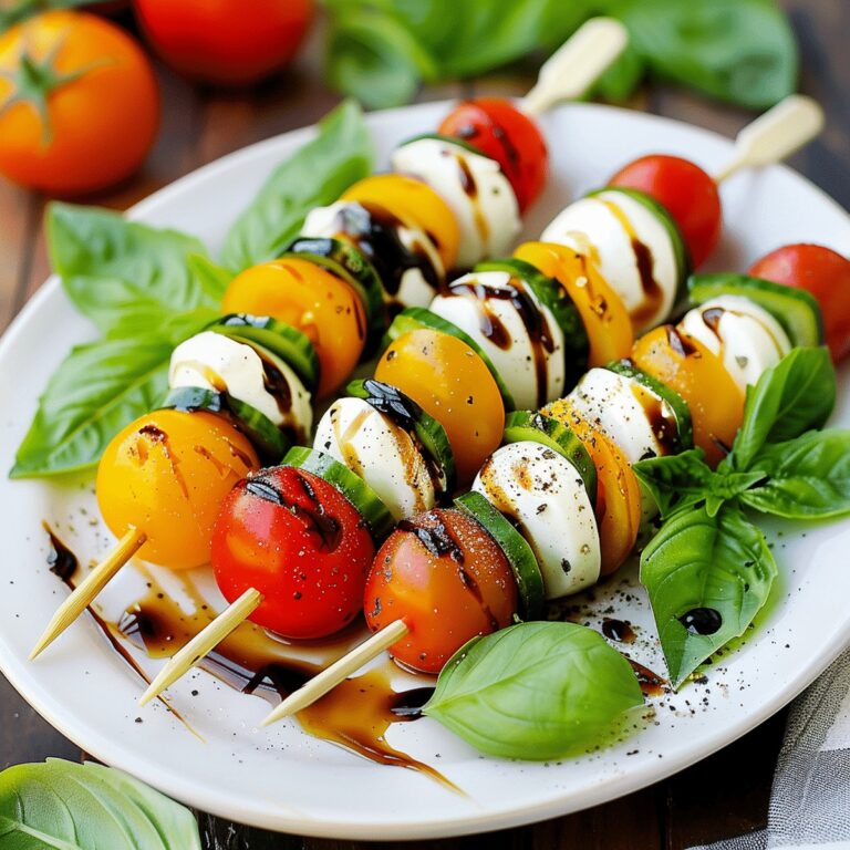 Caprese Salad Skewers Recipe