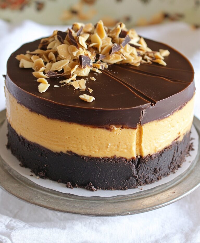Creamy No Bake Nanaimo Bar Cheesecake Recipe