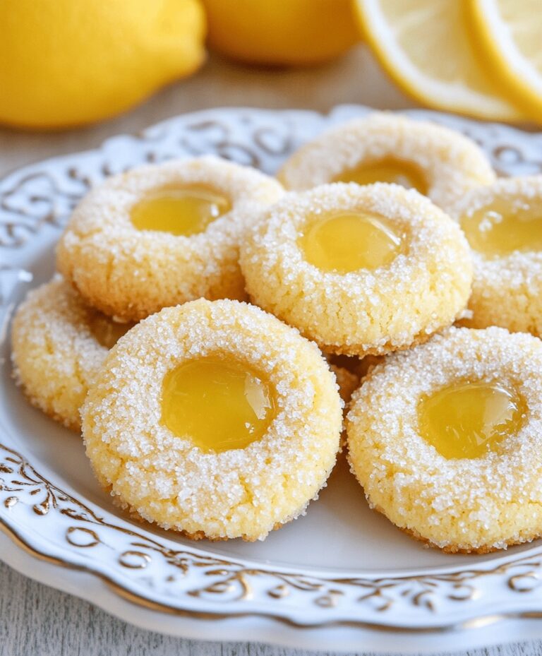 Best Lemon Thumbprint Cookies Recipe