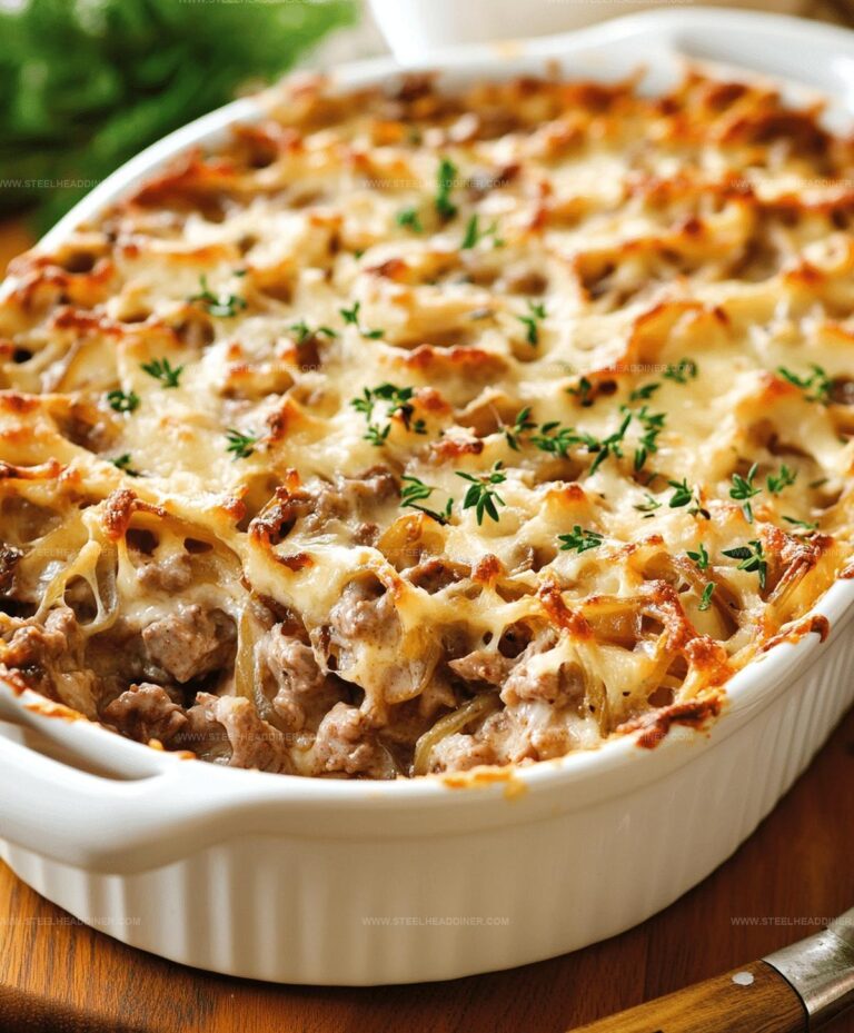 French Onion Beef Casserole Recipe
