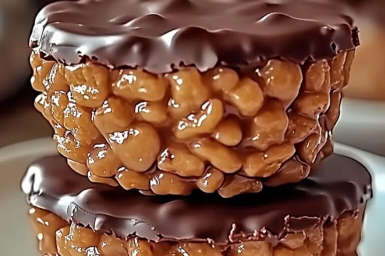 Irresistible Chocolate Peanut Butter Rice Krispie Cups Recipe