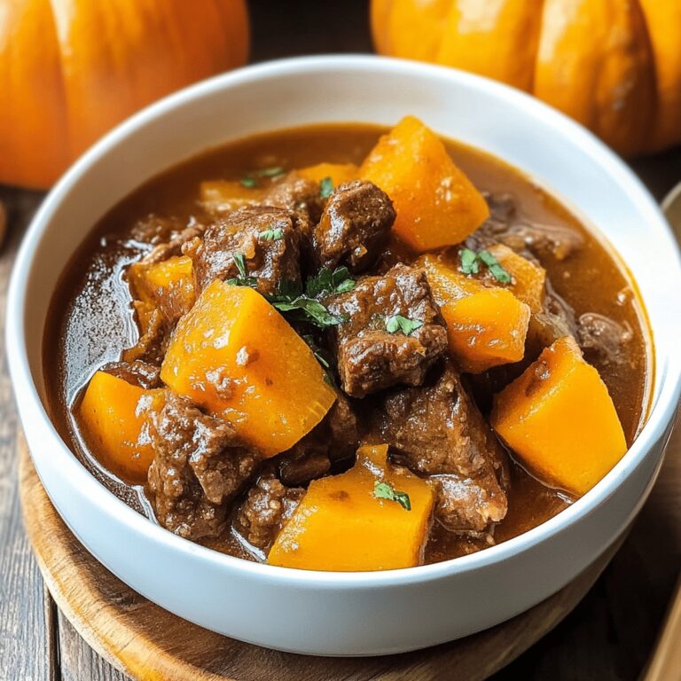 Hearty Beef Pumpkin Stew Recipe
