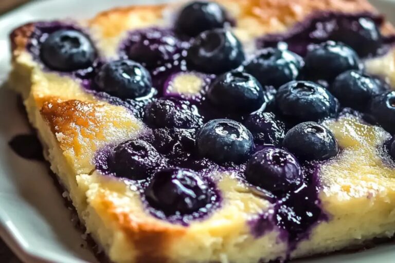 Blueberry Cottage Cheese Breakfast Bake Recipe
