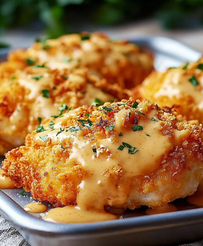 Cheesy Golden Cheddar Chicken Recipe