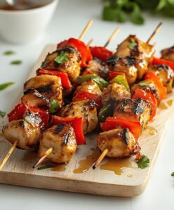 Yummy Honey Chicken Kabobs Recipe