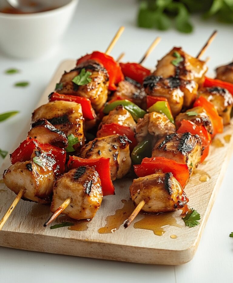 Yummy Honey Chicken Kabobs Recipe