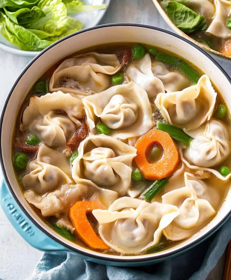 Delicious Homemade Wonton Soup Recipe