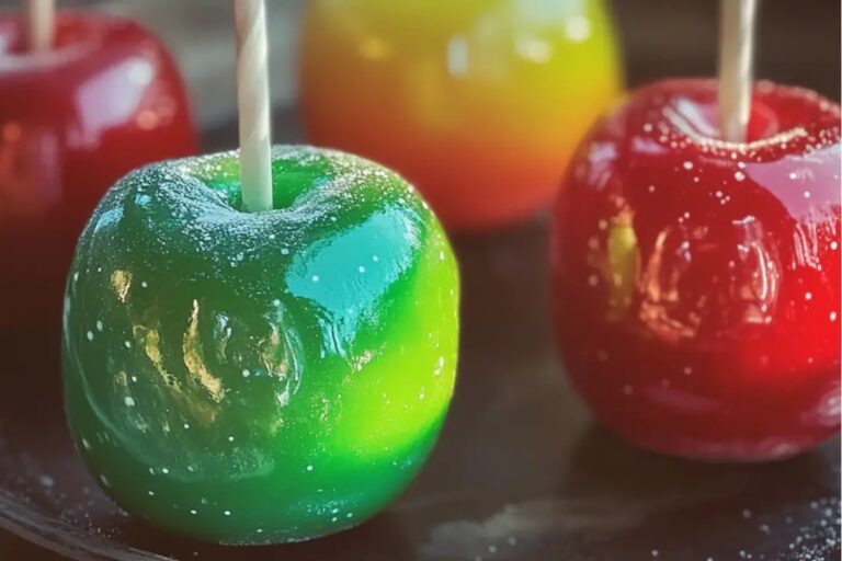 Glow In The Dark Jolly Rancher Candy Apples Recipe
