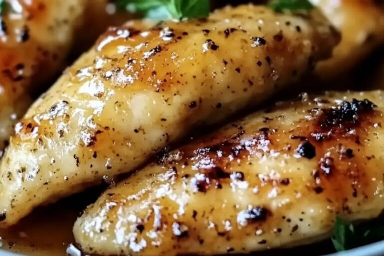 Air Fryer Honey Butter Garlic Chicken Tenders Recipe