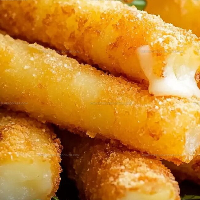 Loaded Potato and Cheese Sticks - Crispy and Cheesy