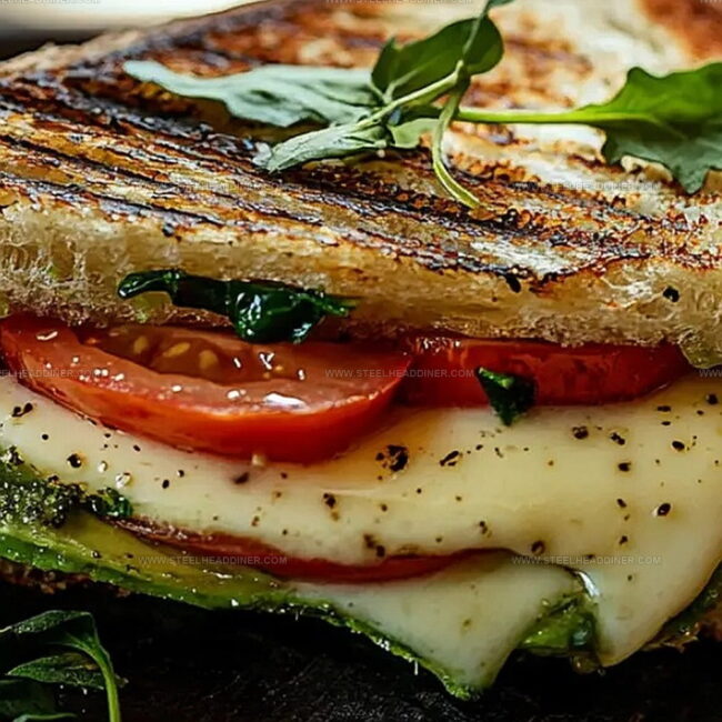 Avocado, Mozzarella, and Tomato Grilled Cheese That Sings