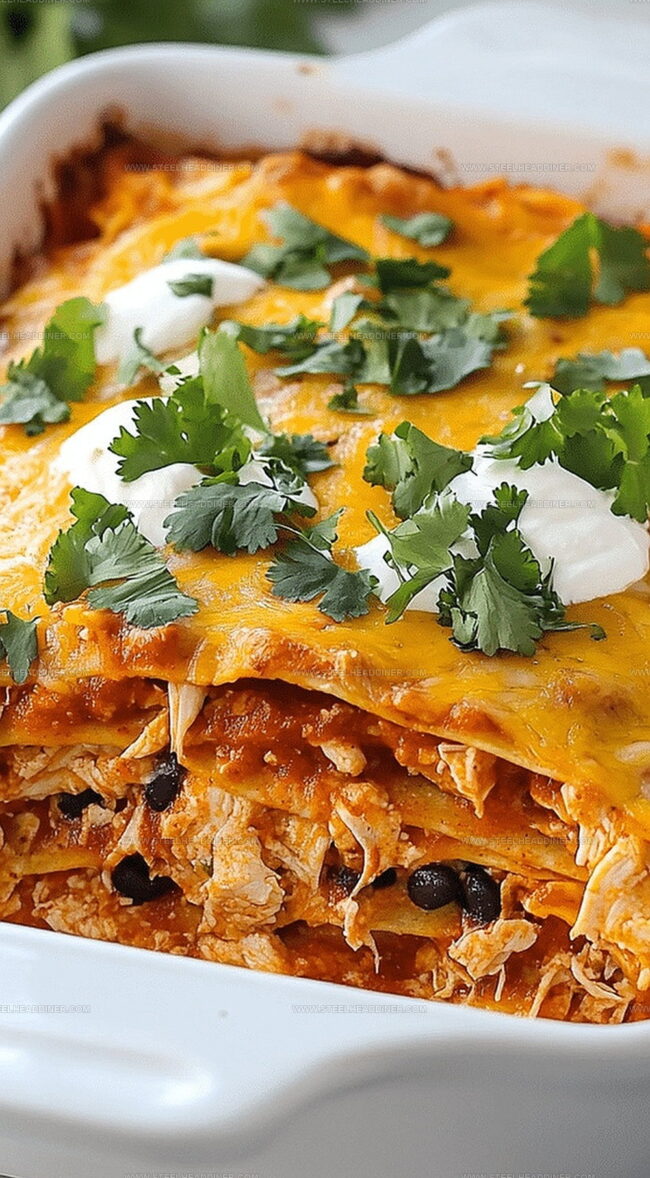 Chicken Enchilada Casserole For Cozy Dinners