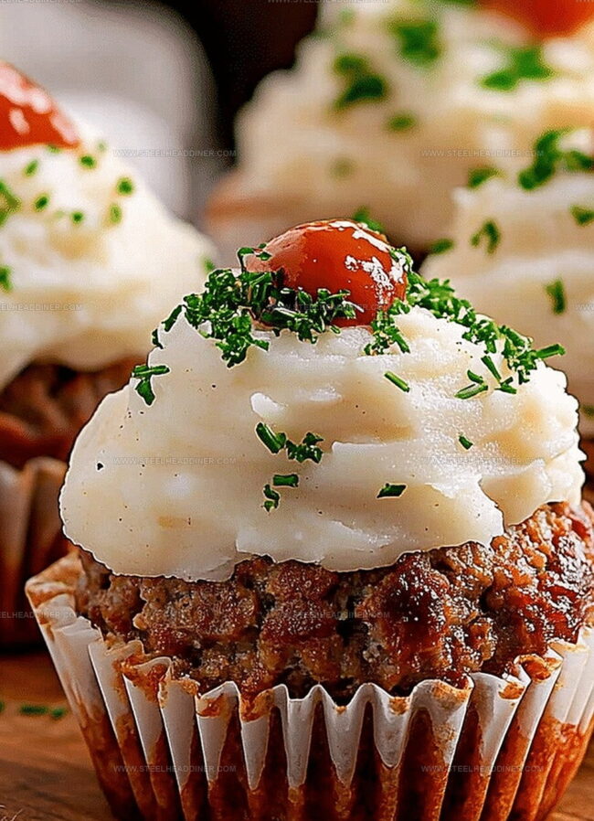 Twists for Mini Meatloaf With Potato Frosting