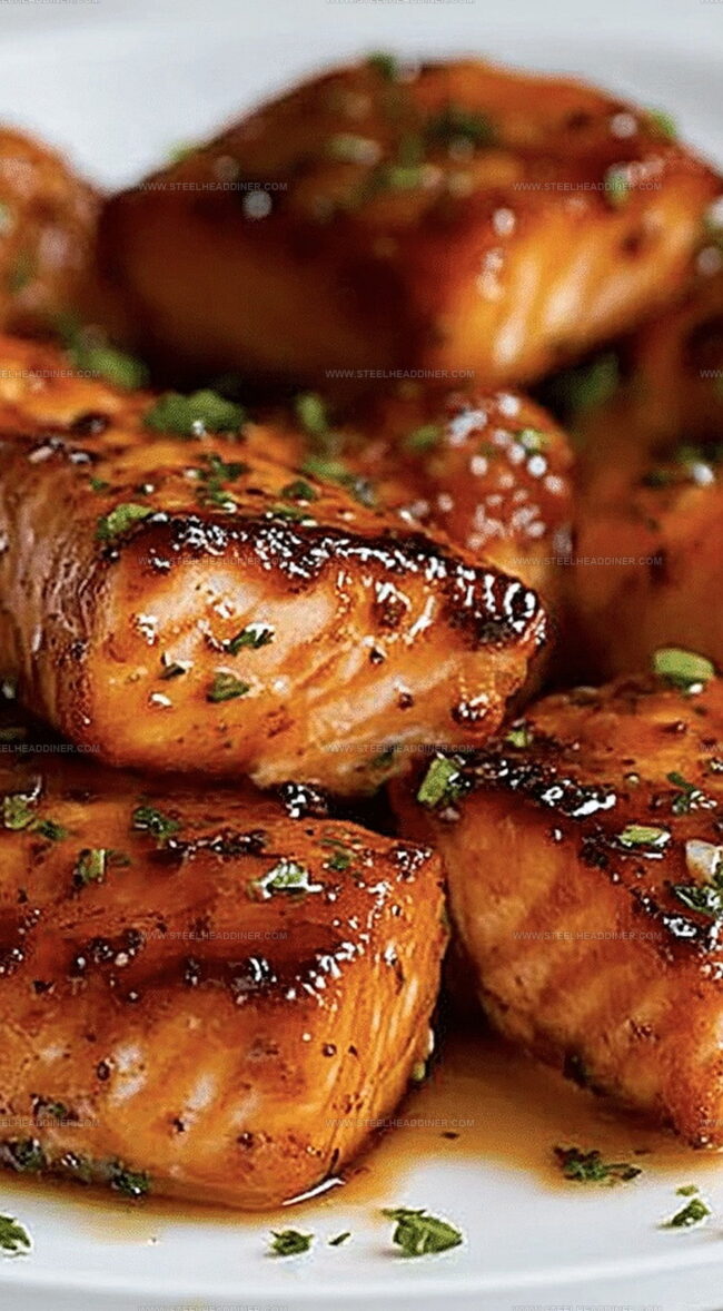 Honey Garlic Salmon Bites Bursting with Flavor