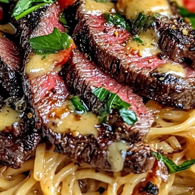 Garlic Butter Steak Lightning Noodles You’ll Want Again